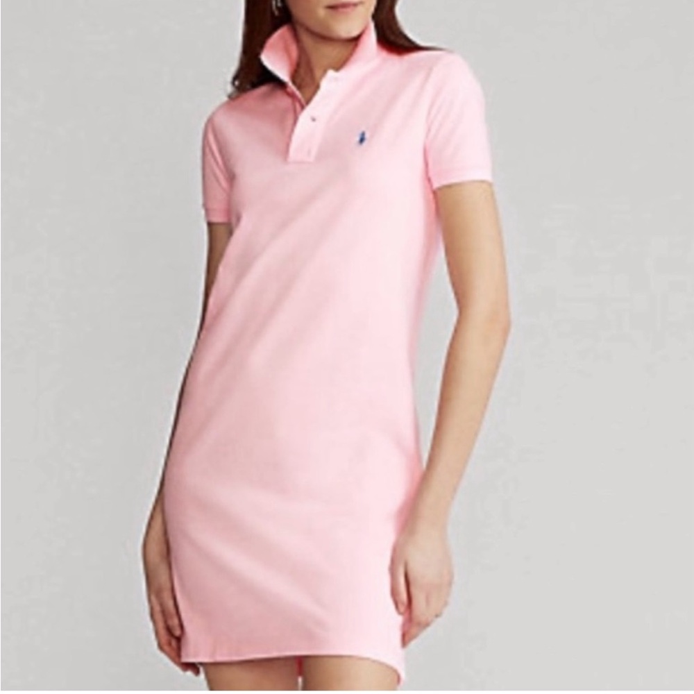 Polo Ralph Lauren Size Small Mesh Mini  Dress Pink Small Tennis/ Golf Dress